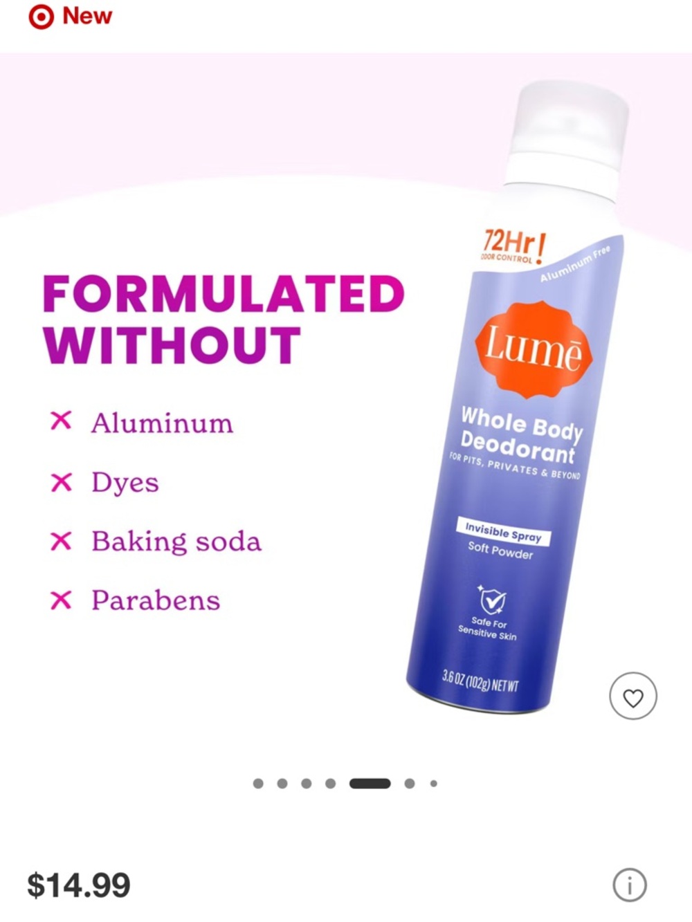Lumē Whole Body Deodorant - Picture 7 of 9